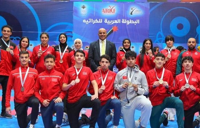 Morocco finishes in 3rd place with 20 medals