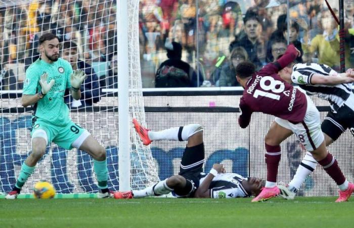 Udinese-Turin 2-2: goals from Tourè, Lucca, Adams, Ricci