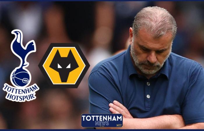 Ange Postecoglou is the starting injured Tottenham player in Wolves