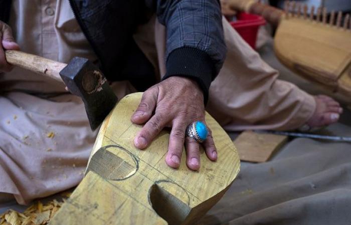 the rubab, a musical instrument that has become clandestine, classified by UNESCO