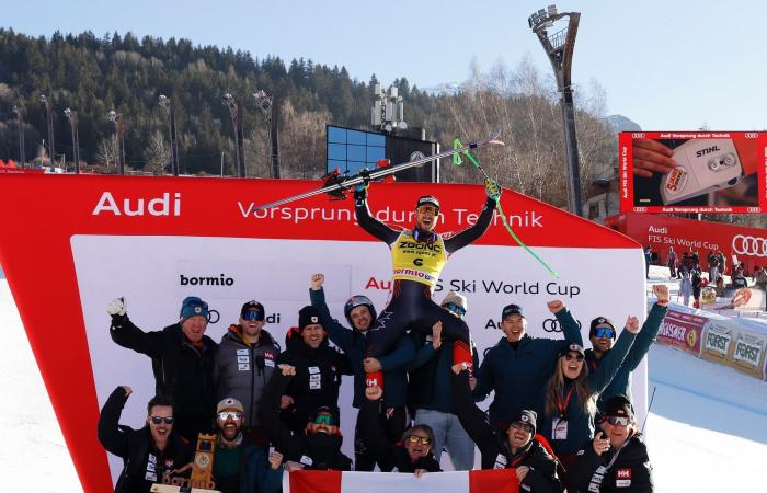 On the Monney: Young Swiss Skier Claims First Ever Victory & Podium at Bormio, Italy