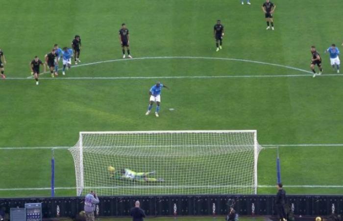 Napoli, Lukaku misses the penalty against Venezia