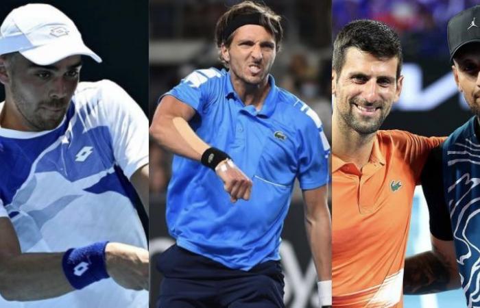 Tennis. ATP – Brisbane – Bonzi, Rinderknech, Djokovic/Kyrgios: season 2025, top departure