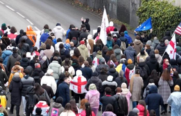 Political crisis in Georgia: thousands of demonstrators gathered against the inauguration of the new president