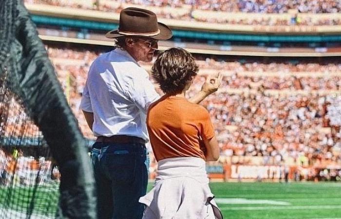 Matthew McConaughey shares photos with his youngest son, Livingston, on his 12th birthday