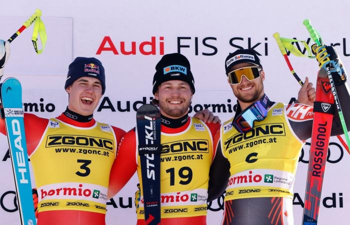 On the Monney: Young Swiss Skier Claims First Ever Victory & Podium at Bormio, Italy