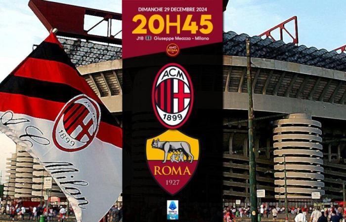 Milan / AS Roma – J18: Presentation, TV broadcast and statistics