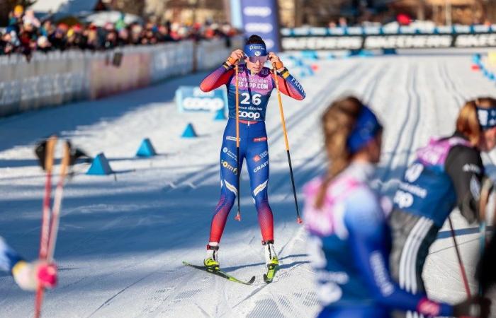 Cross-country skiing | Toblach: courageous, Jessie Diggins takes a double on the classic mass-start, Léonie Perry best Blue | Nordic Mag | No. 1 Biathlon