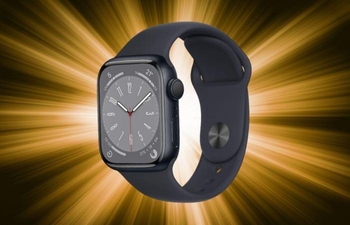 Rated 4.8 out of 5, the Apple Watch Series 9 will be your ally in 2025 for less than 326 euros