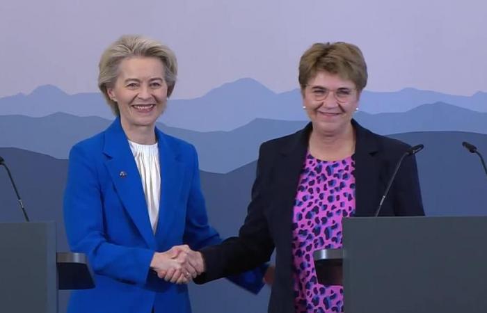 Bürgenstock and end of negotiations with the EU, the highlights of Viola Amherd at the head of the Confederation – rts.ch