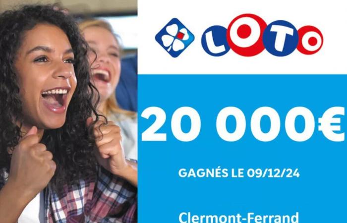 a Clermont resident wins €20,000 without finding a single number!