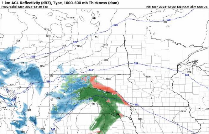 More fog Monday with rain and snow southwest