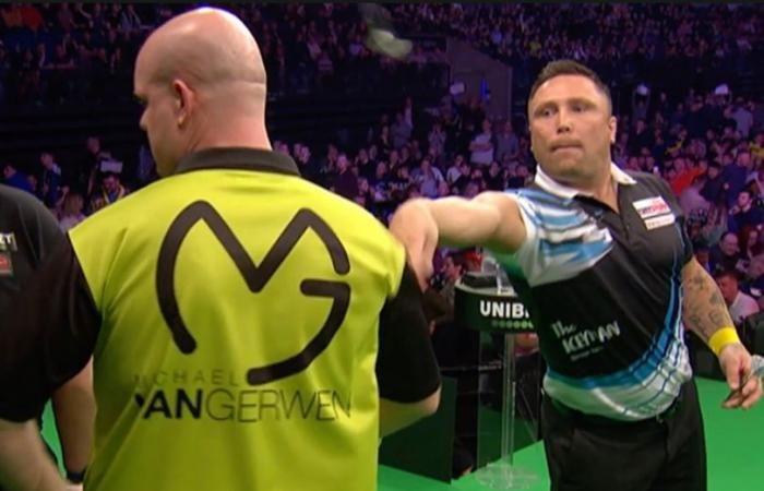 Gerwyn Price's apology, response to Michael van Gerwen's ban request, 'absurd' threat