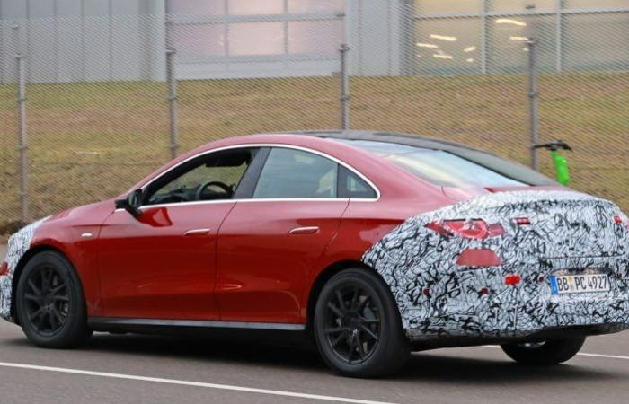 the electric and hybrid four-door coupe no longer hides much