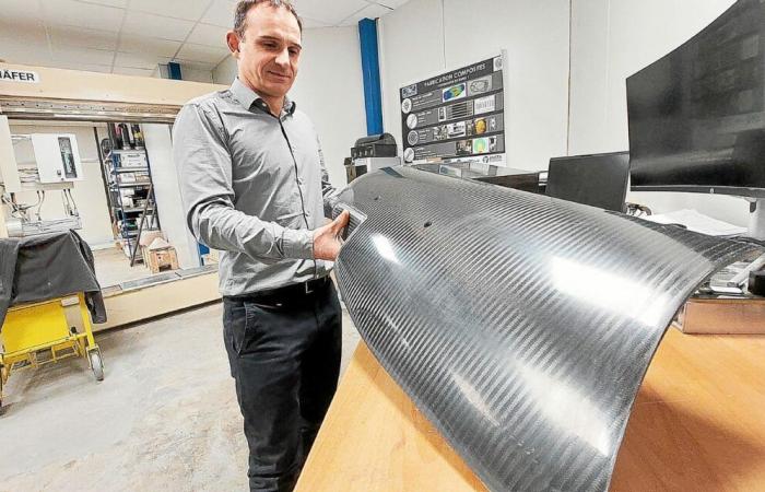 “Here, we are able to produce everything in carbon”: in Brest, Florian Madec Composites at the top of high-end carbon