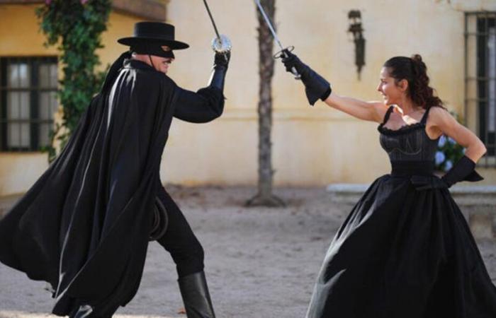 “Are you okay, my heart?!”” Audrey Dana returns to the very trying final fight scene to shoot for her and Jean Dujardin