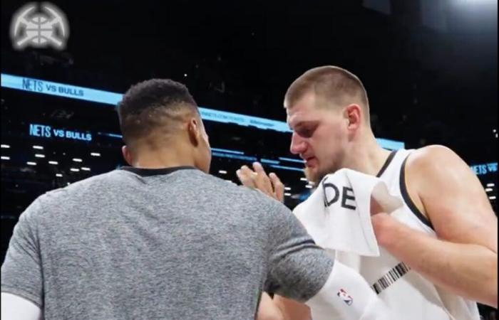 Nikola Jokic and Russell Westbrook, authors of a triple-double each