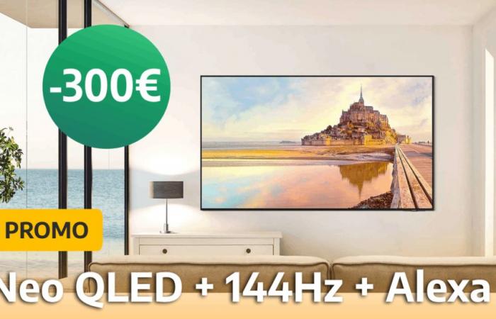 With this -22% promotion, the Samsung QN90D 55-inch 4K Neo QLED TV is only €1,099!