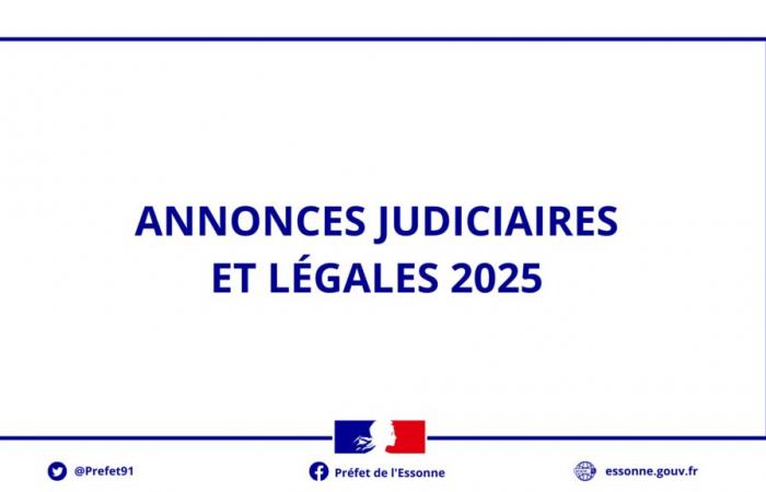 Judicial and Legal Announcements: authorizations for the year 2025 – News