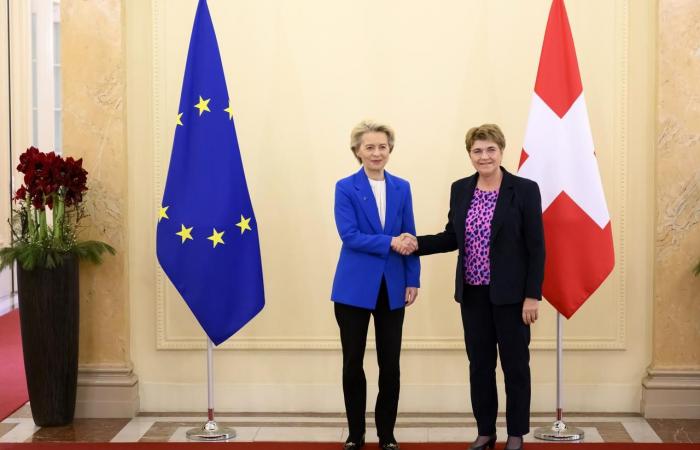 Bürgenstock and end of negotiations with the EU, the highlights of Viola Amherd at the head of the Confederation – rts.ch