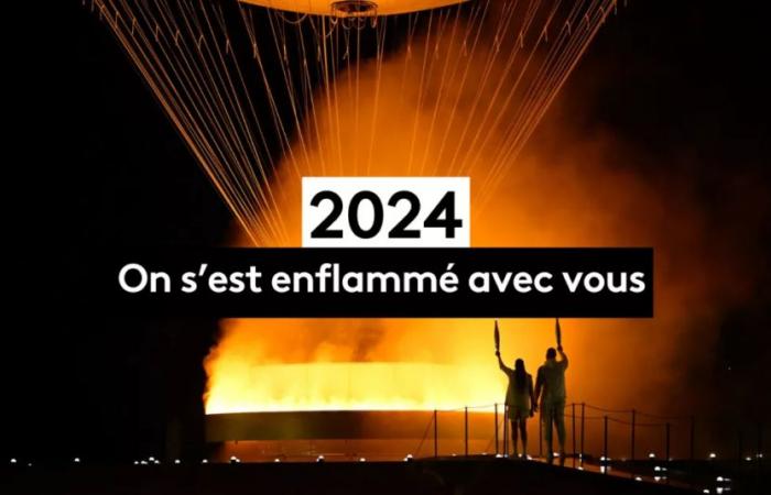 Between the French and France Télévisions, the flame burned brightly in 2024