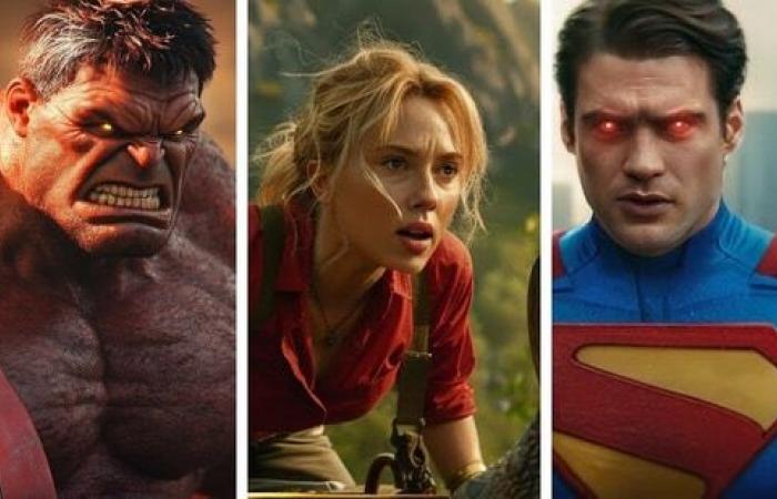 The most anticipated films of 2025: Captain America, Superman, Jurassic World and many others!