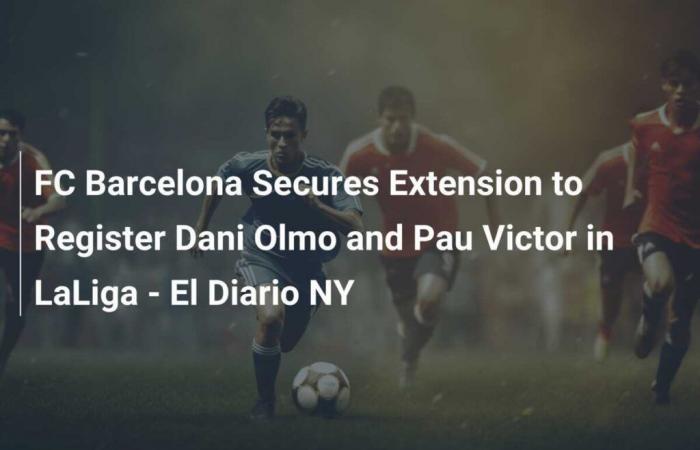 FC Barcelona gets extension to register Dani Olmo and Pau Victor in LaLiga – El Diario NY