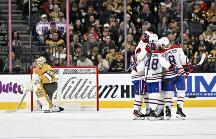 The Canadian erases a two-goal deficit and beats the Golden Knights