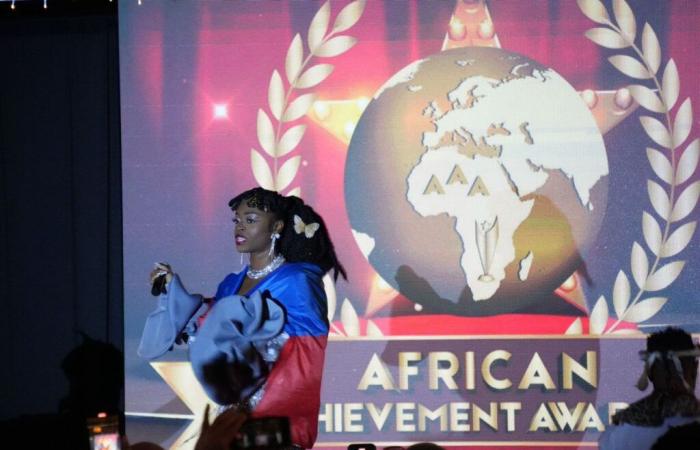 Oltanie Charles crowned Best Afro-Caribbean Female Artist at the African Achievement Awards 2024