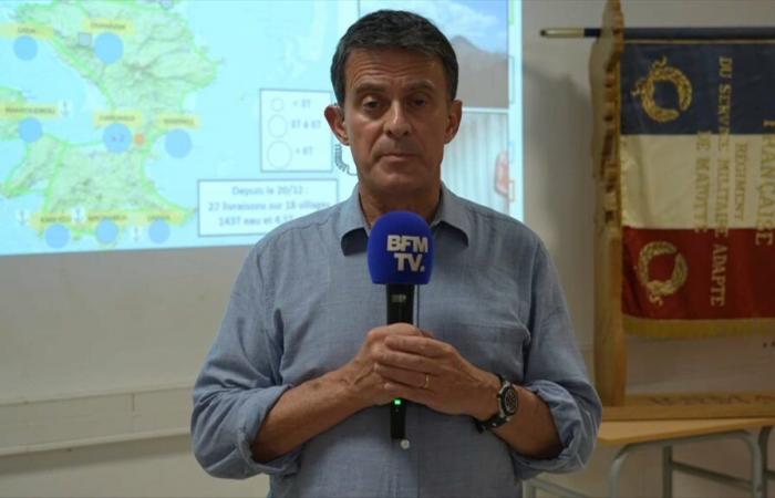 Manuel Valls promises that “no one has been forgotten in the distribution of water”