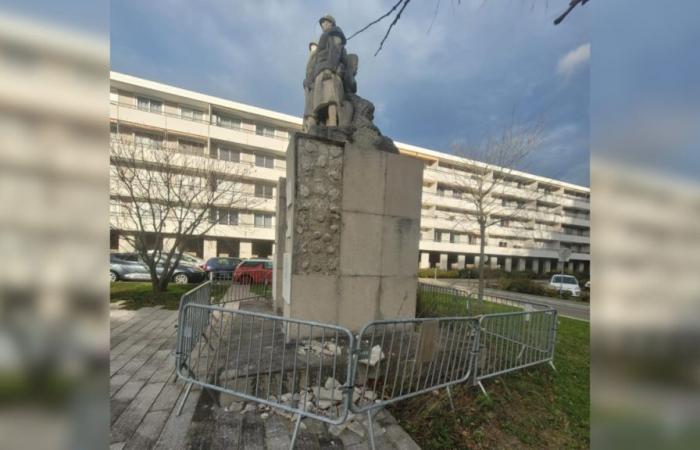 the Oran war memorial at La Duchère left abandoned, City and Métropole pass the buck