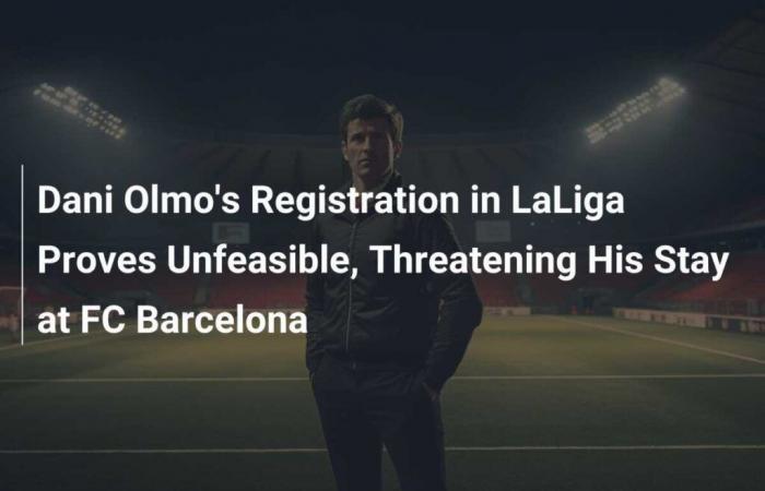 Dani Olmo’s LaLiga registration proves impossible, threatening his future at FC Barcelona