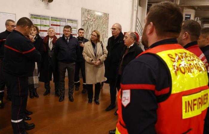 The prefect of Alpes-de-Haute-Provence was alongside the emergency services on the night of New Year's Eve 2024