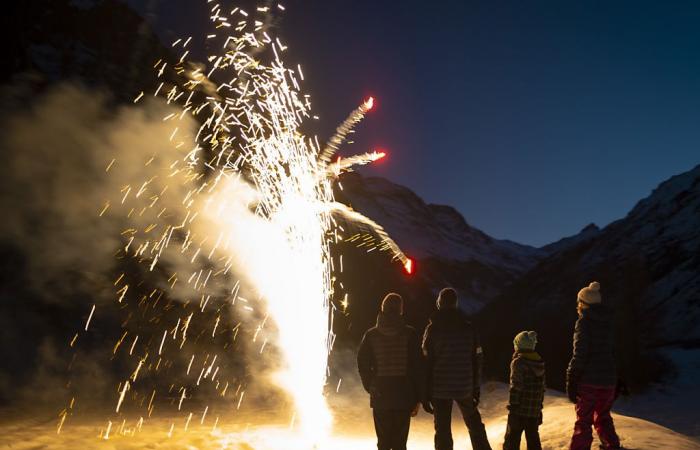 A teenager burned by a firework in Valais