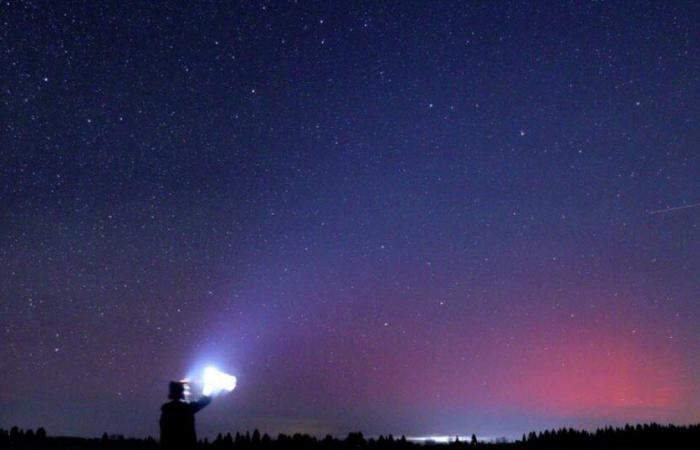 Swore. He photographed the Northern Lights on January 1, at 12:01 a.m.