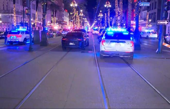 Ten dead and dozens injured after driver plows car into crowd on Bourbon Street