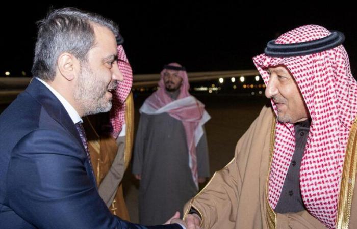 Syrian leaders in Saudi Arabia for their first official foreign visit