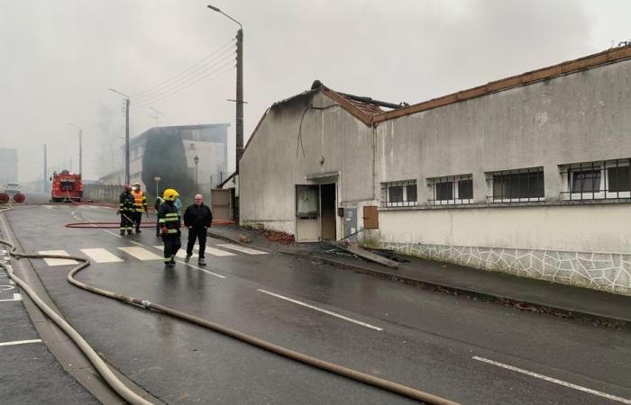 Man in police custody after village hall fire on New Year’s Eve