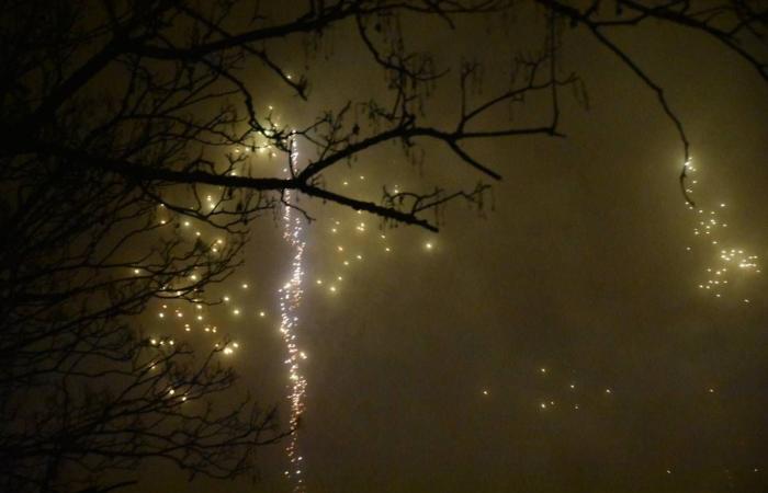 Relive the return of the fireworks on December 31 in Bourges in photos and videos