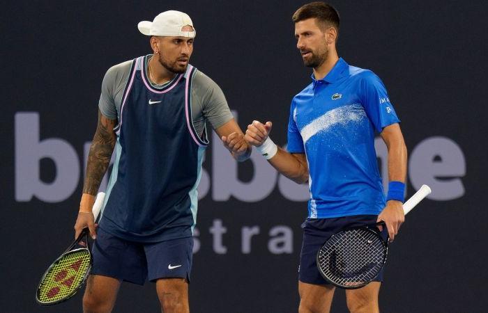 Tennis. ATP – Brisbane (D) – End of the show for Novak Djokovic and Nick Kyrgios