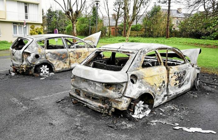 In Lannion, a dozen vehicles burned on New Year’s Eve