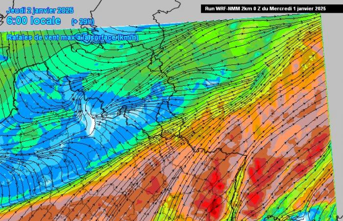 sustained wind, rain and snow on the program – Météo Lor'