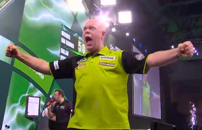 The best match of these World Darts: Michael van Gerwen snatches his place in the 1/2 final after an incredible thriller