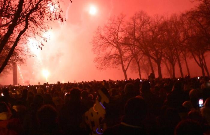 Relive the return of the fireworks on December 31 in Bourges in photos and videos