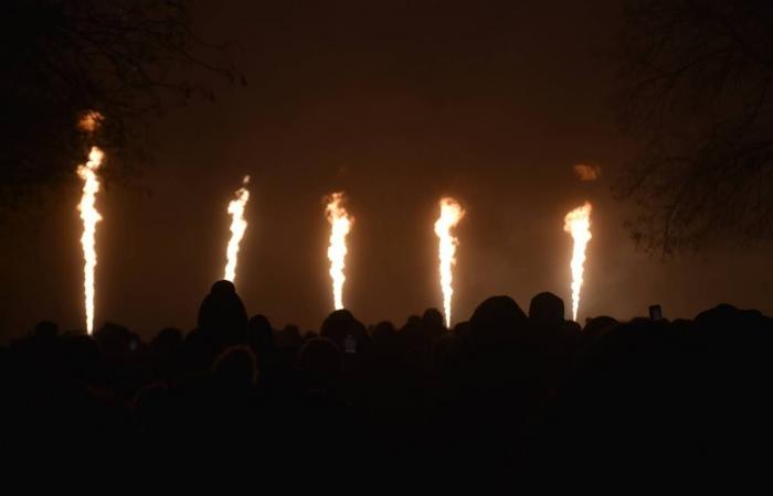 Relive the return of the fireworks on December 31 in Bourges in photos and videos