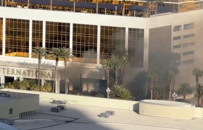 Las Vegas | The explosion of a Cybertruck vehicle in front of a Donald Trump hotel leaves one dead