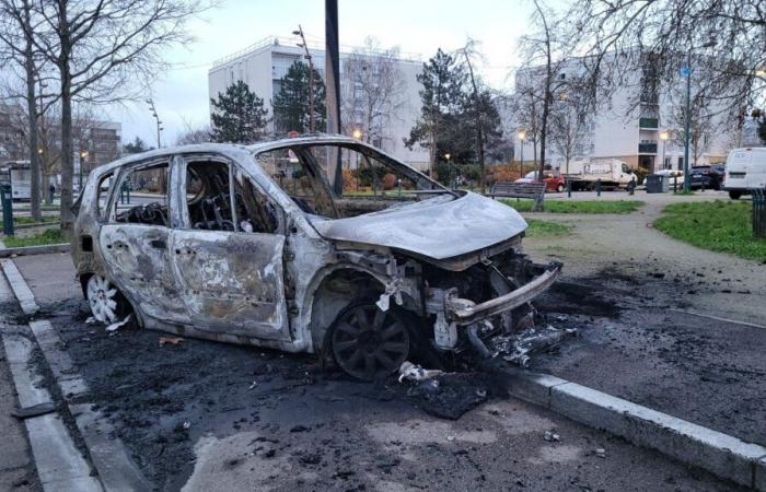 around fifty vehicles burned in the department