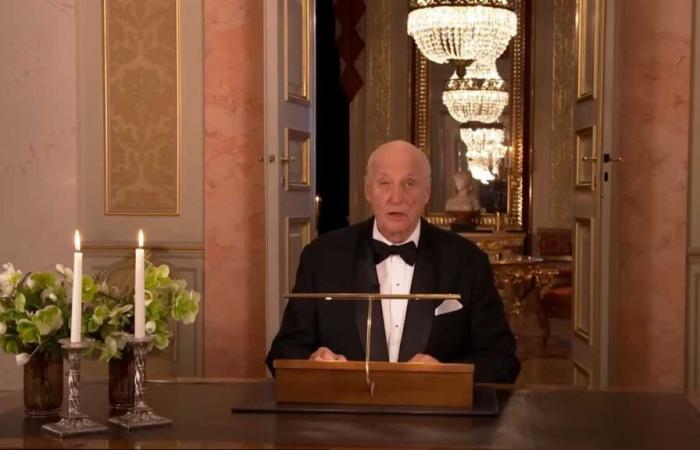 King Harald V speaks of his family's torments in his speech which closes this year “where everything collapsed”