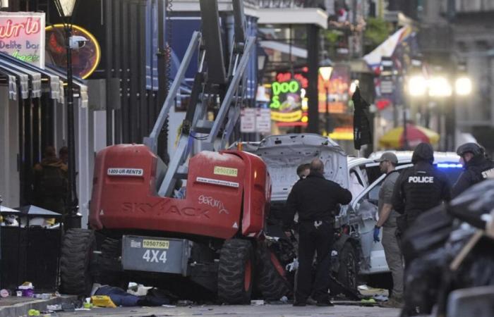 Death of the alleged perpetrator of the attack in New Orleans