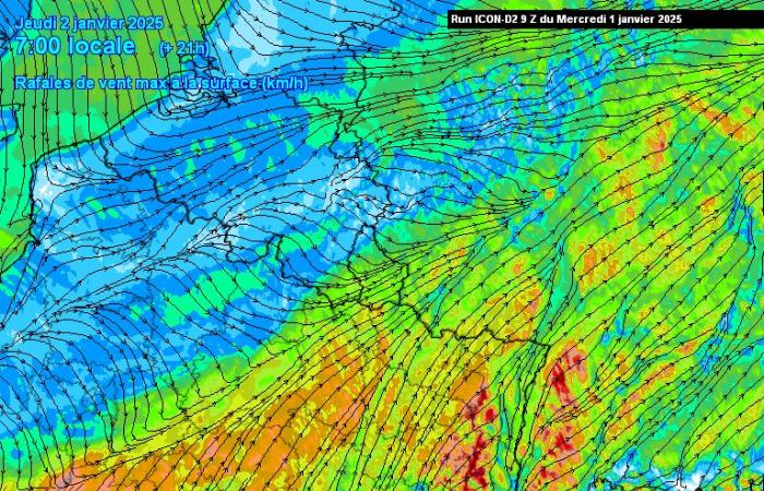 sustained wind, rain and snow on the program – Météo Lor'